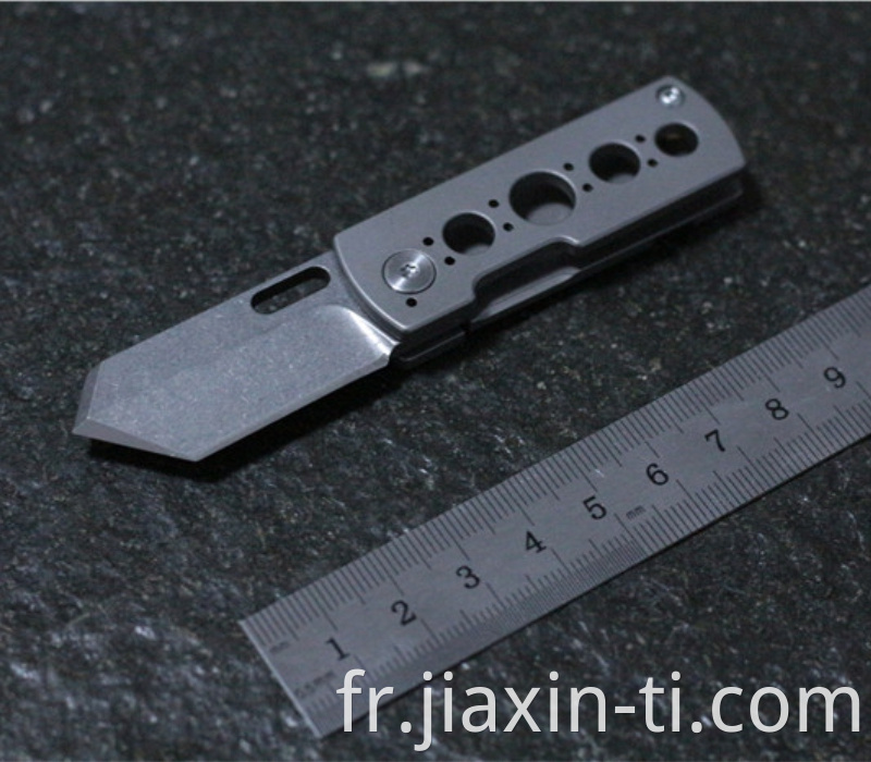 titanium folding knife